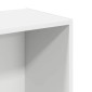 vidaXL Βιβλιοθήκη Λευκό 40x30x76,5 cm Ξύλινη κατασκευή