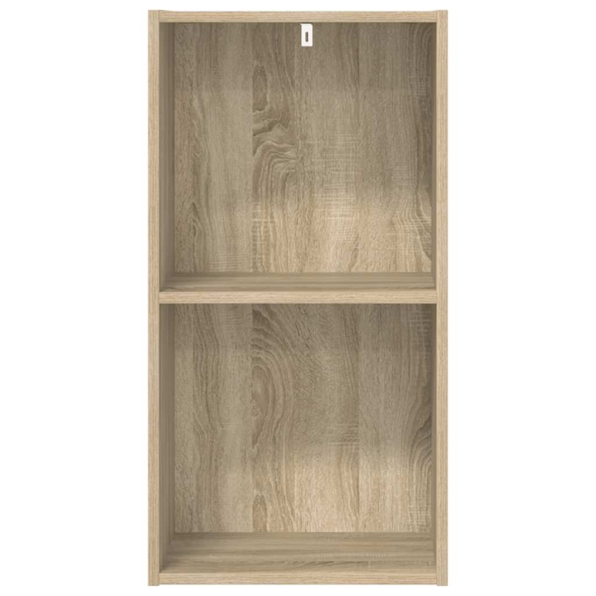 vidaXL Βιβλιοθήκη με 2 Ράφια Sonoma Δρυς 40x30x76,5 εκ. Μοριοσανίδα