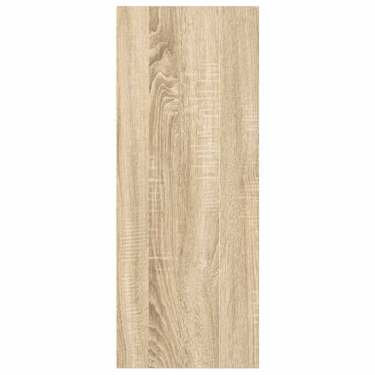 vidaXL Βιβλιοθήκη με 2 Ράφια Sonoma Δρυς 40x30x76,5 εκ. Μοριοσανίδα