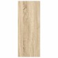vidaXL Βιβλιοθήκη με 2 Ράφια Sonoma Δρυς 40x30x76,5 εκ. Μοριοσανίδα