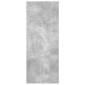 vidaXL Βιβλιοθήκη με 2 Ράφια Γκρι Σκυροδεμ. 40x30x76,5 εκ. Μοριοσανίδα