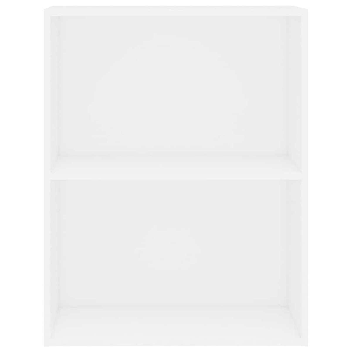 vidaXL Βιβλιοθήκη Λευκή 60x30x76,5 εκ. από Τεχνητό Ξύλο