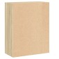 vidaXL Βιβλιοθήκη με 2 Ράφια Sonoma Δρυς 60x30x76,5 εκ. Μοριοσανίδα