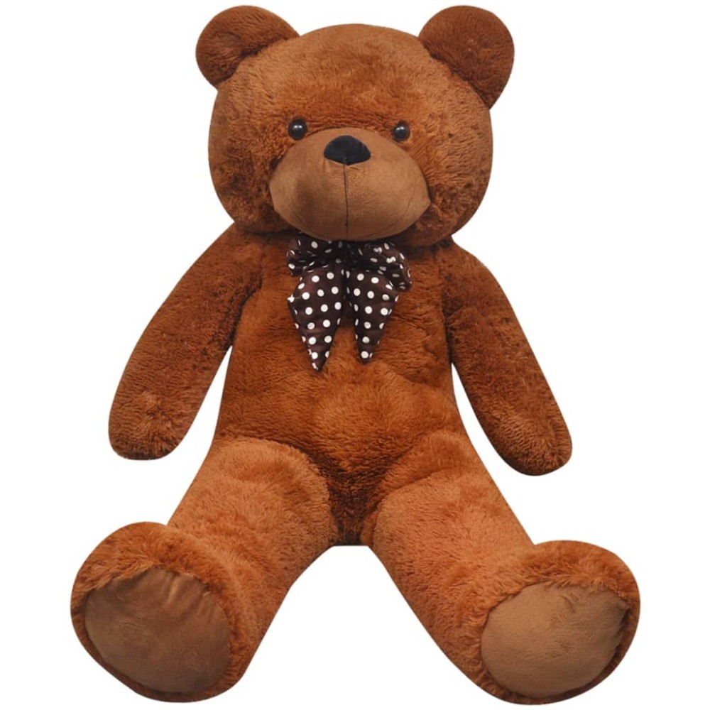 vidaXL Αρκούδος Λούτρινος XXL Μαλακός Καφέ 135 εκ.