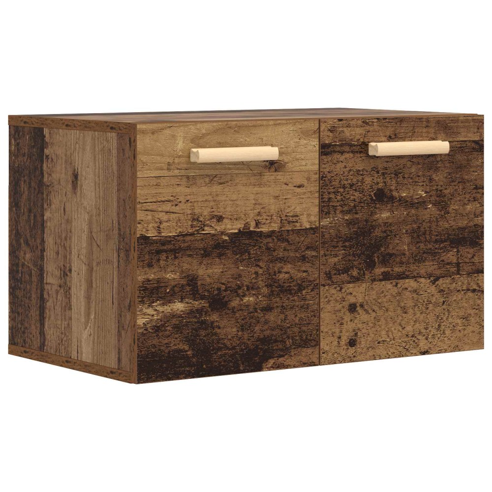 vidaXL Ντουλάπα Τοίχου Παλαιωμένο ξύλο 60 x 36,5 x 35 cm