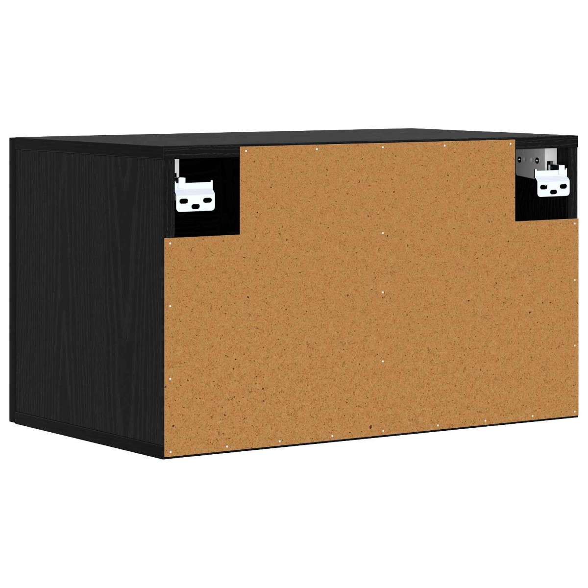 vidaXL Ντουλάπα Τοίχου Μαύρη δρυς 60 x 36,5 x 35 cm Επεξεργασμένο Ξύλο