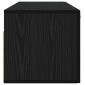 vidaXL Ντουλάπα Τοίχου Επιτοίχιο Μαύρη δρυς 80 x 36,5 x 35 cm