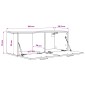 vidaXL Ντουλάπα Τοίχου Μαύρη δρυς 100 x 36,5 x 35 cm