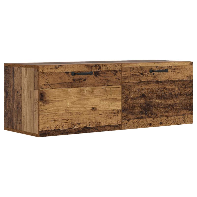 vidaXL Ντουλάπα Τοίχου Παλαιωμένο ξύλο 100 x 36,5 x 35 cm