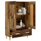 vidaXL Highboard Παλαιωμένο ξύλο 70 x 31 x 115 εκ Επεξεργασμένο Ξύλο