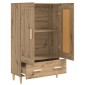 vidaXL Highboard Artisan Δρυς 70 x 31 x 115 εκ Επεξεργασμένο Ξύλο