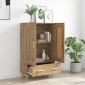vidaXL Highboard Artisan Δρυς 70 x 31 x 115 εκ Επεξεργασμένο Ξύλο
