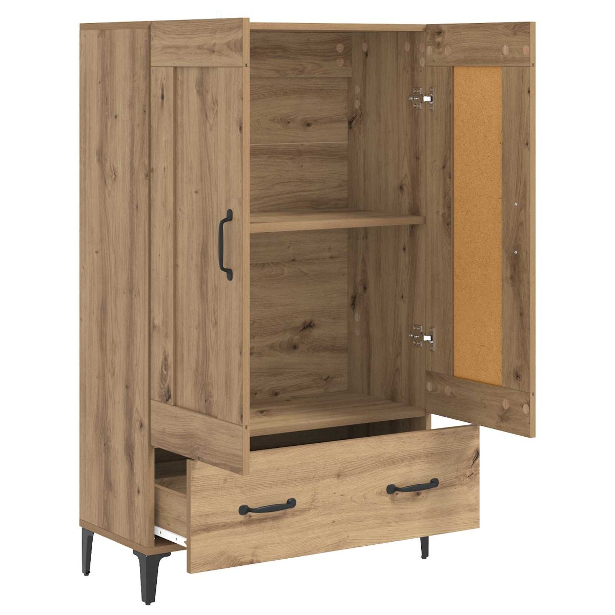 vidaXL Highboard Artisan Δρυς 70 x 31 x 115 εκ Επεξεργασμένο Ξύλο