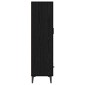 vidaXL Highboard Μαύρη Δρυς 70 x 31 x 115 εκ Επεξεργασμένο Ξύλο