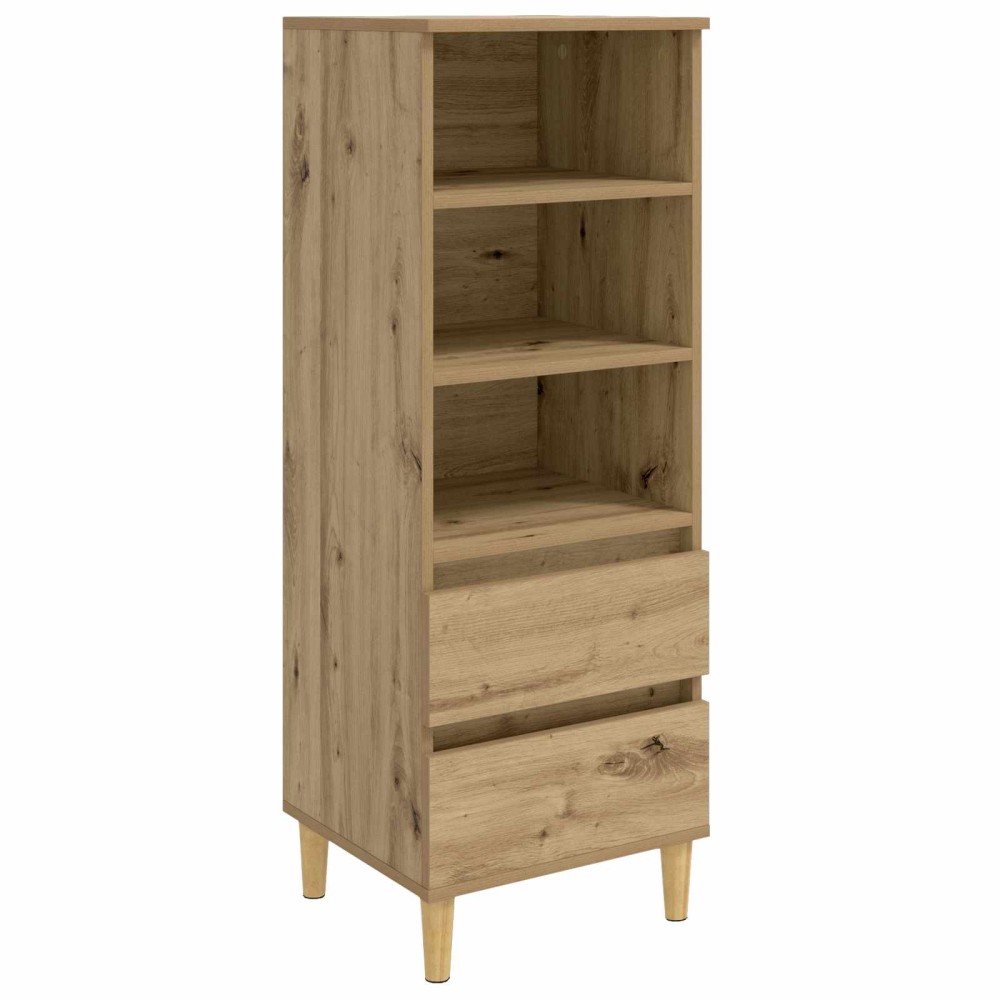 vidaXL Highboard Artisan Δρυς 40 x 36 x 110 εκ. Επεξεργασμένο Ξύλο