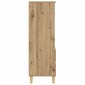 vidaXL Highboard Artisan Δρυς 40 x 36 x 110 εκ. Επεξεργασμένο Ξύλο