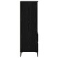 vidaXL Highboard Μαύρη Δρυς 40 x 36 x 110 εκ. Επεξεργασμένο Ξύλο