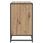 vidaXL Ντουλάπι με Συρτάρια 3-Συρτάρι Artisan δρυς 70 x 41 x 70 εκ