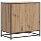 vidaXL Ντουλάπι με Συρτάρια 3-Συρτάρι Artisan δρυς 70 x 41 x 70 εκ