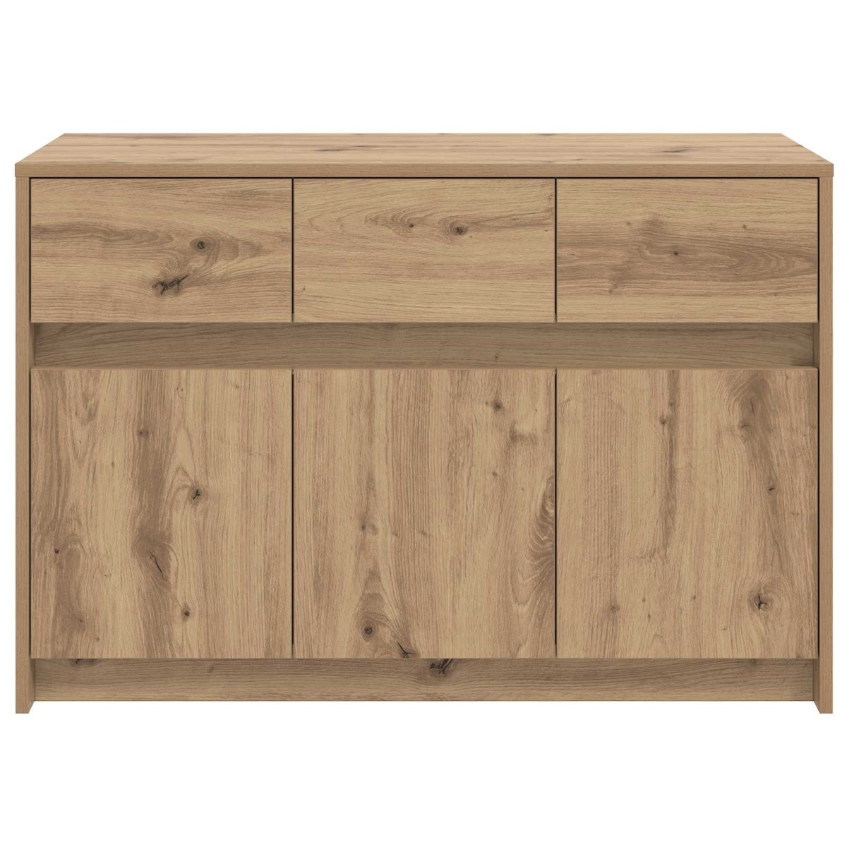 vidaXL Ντουλάπι TV 91 x 34 x 61 εκ. Artisan Δρυς Επεξεργασμένο Ξύλο