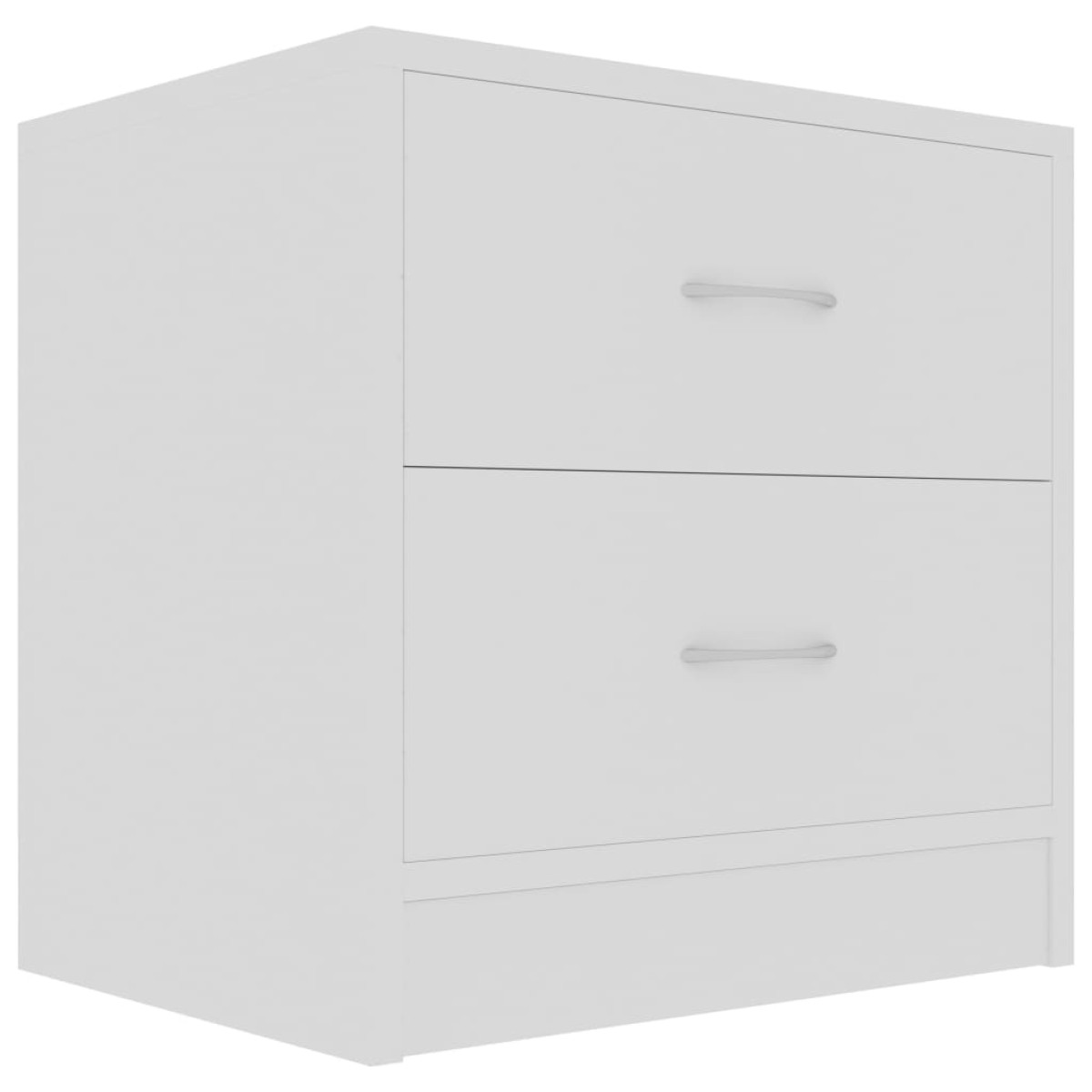 vidaXL Κομοδίνο Λευκό 40 x 30 x 40 εκ. από Μοριοσανίδα