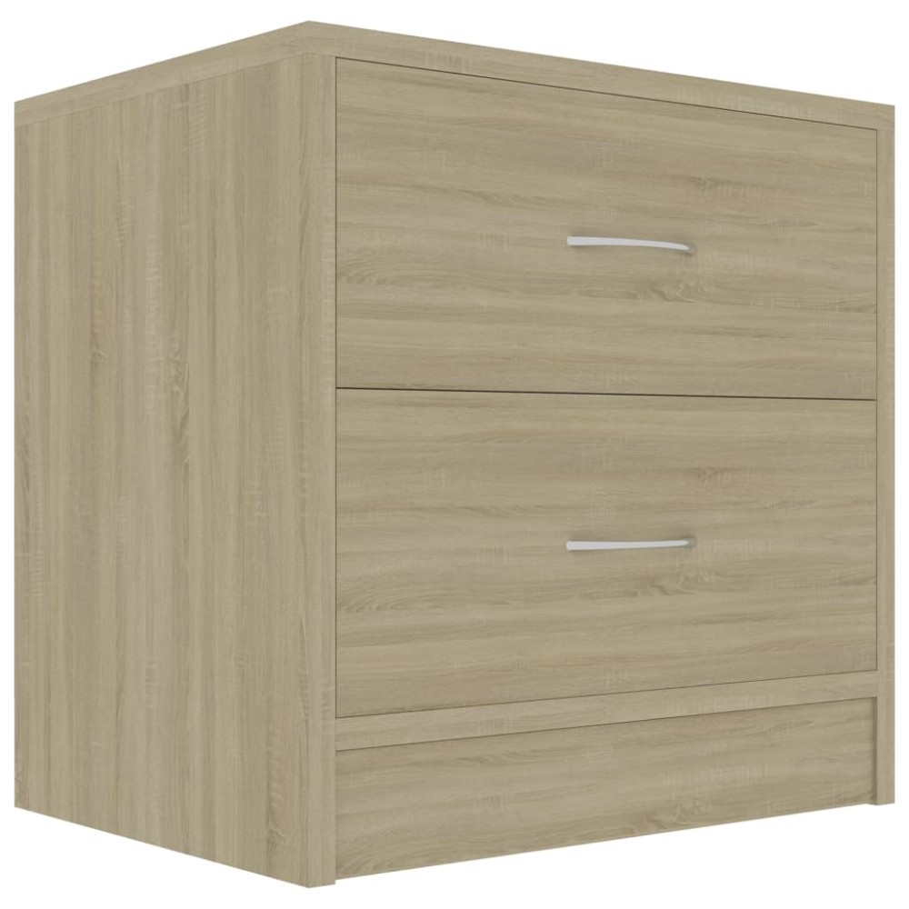 vidaXL Κομοδίνο Χρώμα Sonoma Δρυς 40 x 30 x 40 εκ. από Επεξ. Ξύλο