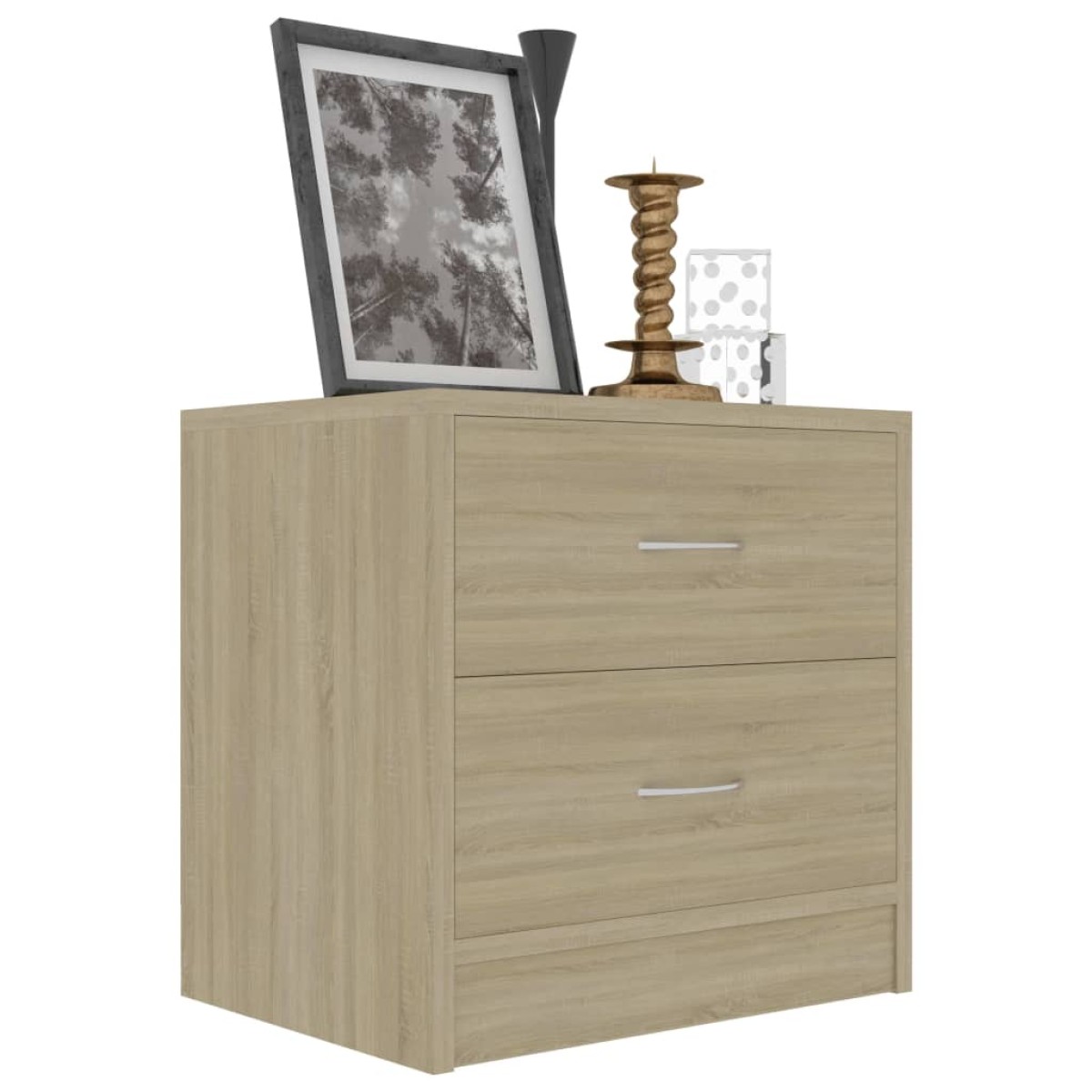 vidaXL Κομοδίνο Χρώμα Sonoma Δρυς 40 x 30 x 40 εκ. από Μοριοσανίδα