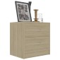 vidaXL Κομοδίνο Χρώμα Sonoma Δρυς 40 x 30 x 40 εκ. από Μοριοσανίδα