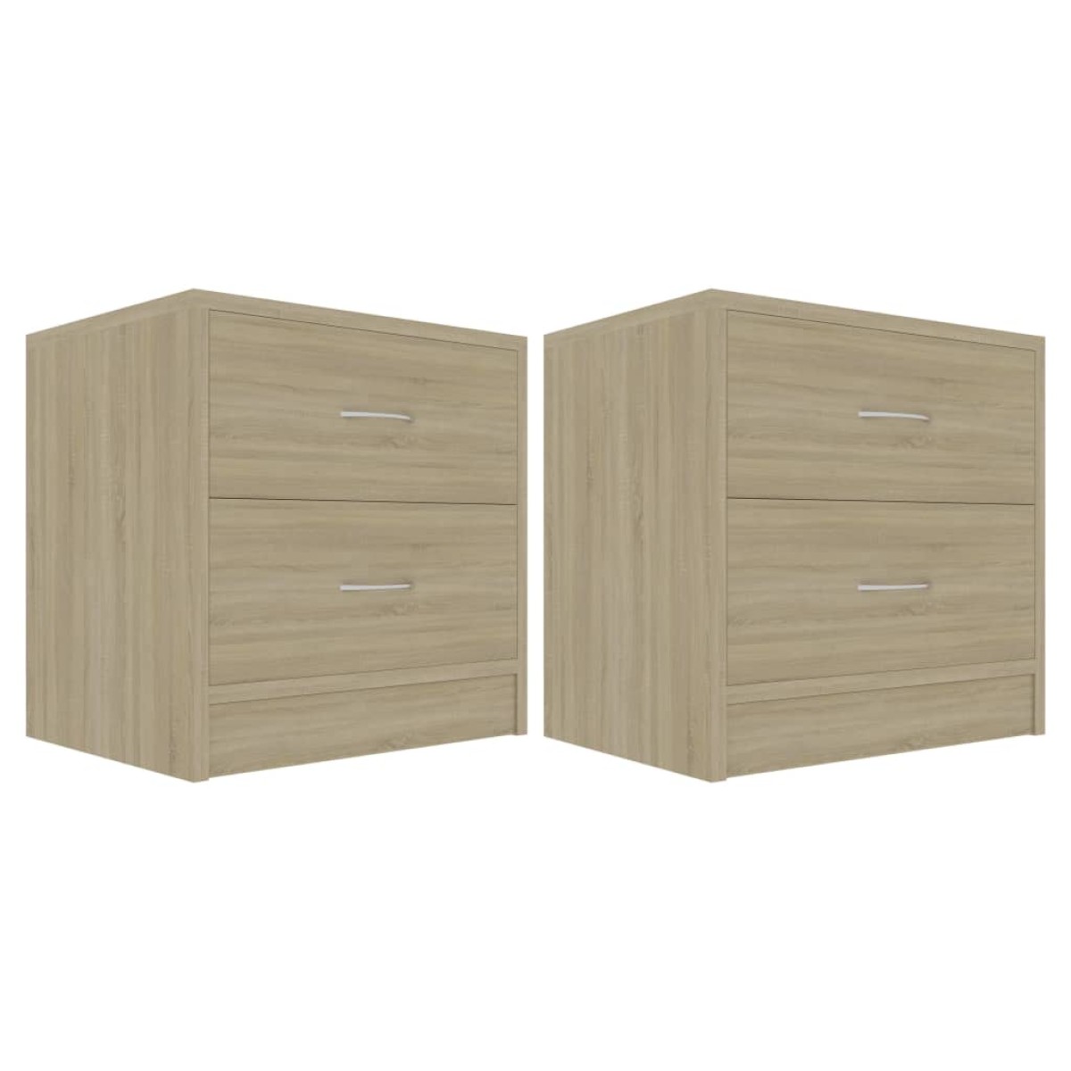 vidaXL Κομοδίνα 2 τεμ. Sonoma Δρυς 40 x 30 x 40 εκ. από Μοριοσανίδα