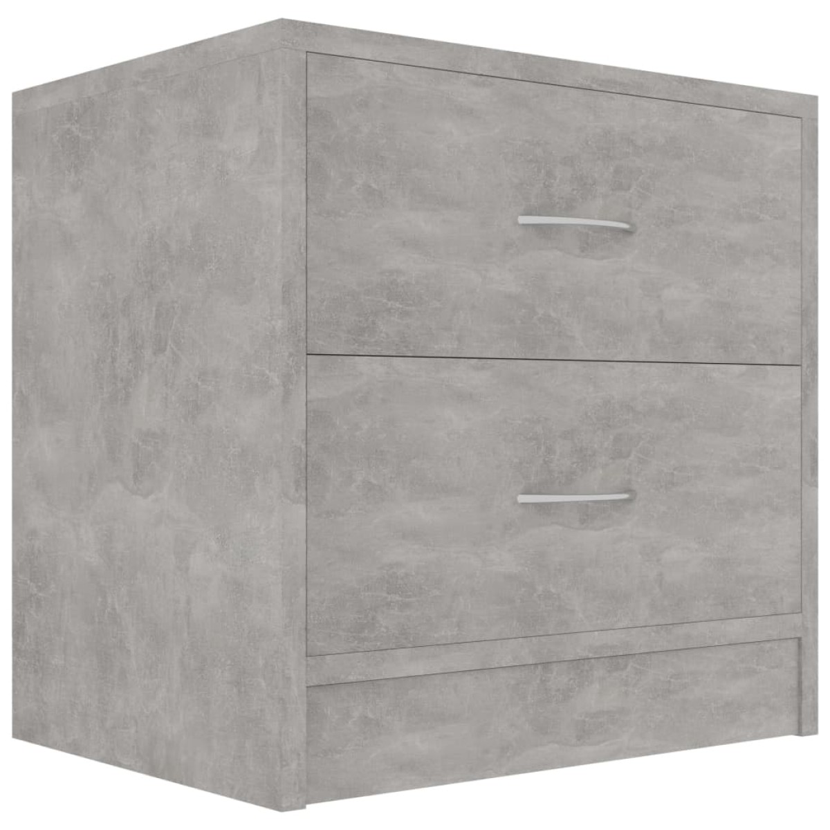 vidaXL Κομοδίνα 2 τεμ. Γκρι Σκυροδέματος 40x30x40 εκ. από Μοριοσανίδα