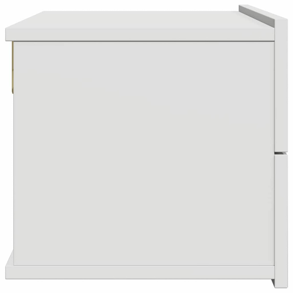 vidaXL Κομοδίνο Λευκό 40 x 30 x 30 εκ. από Μοριοσανίδα