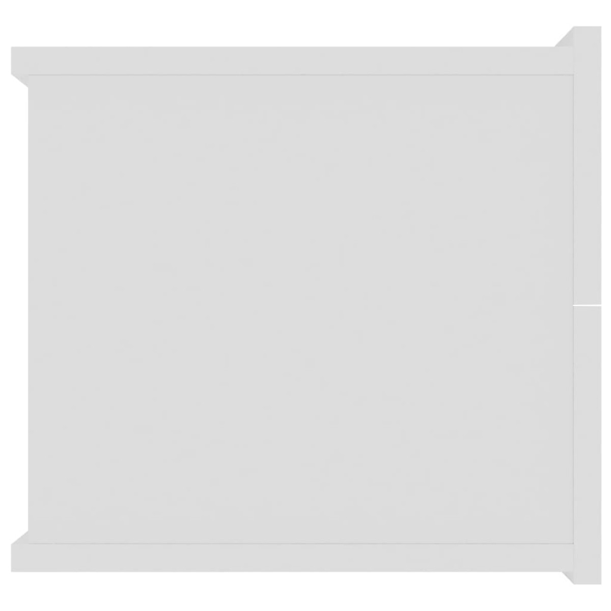 vidaXL Κομοδίνα 2 τεμ. Λευκά 40 x 30 x 30 εκ. από Μοριοσανίδα