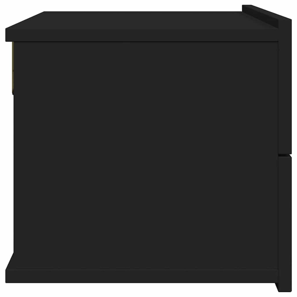vidaXL Κομοδίνο Μαύρο 40 x 30 x 30 εκ. από Μοριοσανίδα
