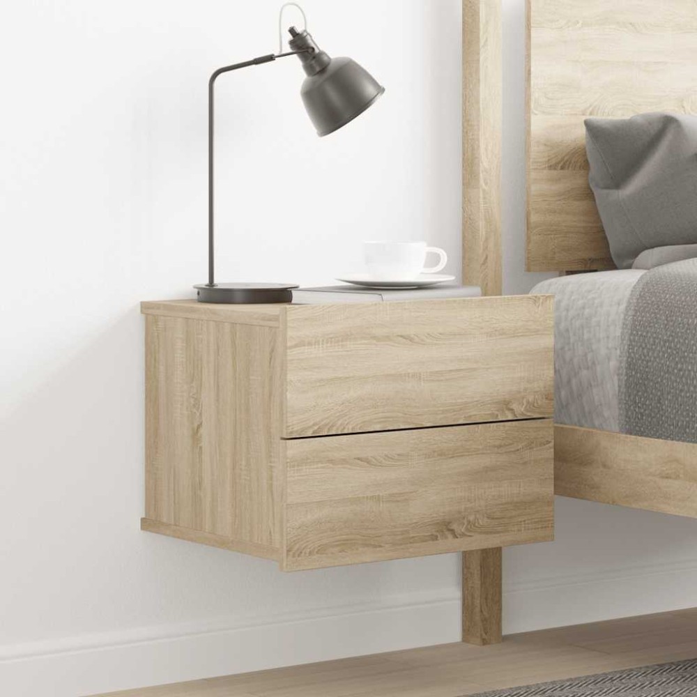 vidaXL Κομοδίνο Χρώμα Sonoma Δρυς 40 x 30 x 30 εκ. από Μοριοσανίδα