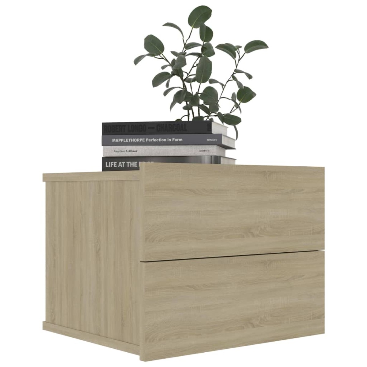 vidaXL Κομοδίνα 2 τεμ. Sonoma Δρυς 40 x 30 x 30 εκ. από Μοριοσανίδα
