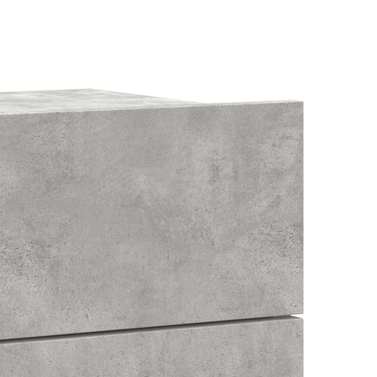 vidaXL Κομοδίνο Γκρι του Σκυροδέματος 40 x 30 x 30 εκ. από Μοριοσανίδα