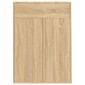 vidaXL Παπουτσοθήκη Sonoma Δρυς 60 x 35 x 84 εκ. από Μοριοσανίδα