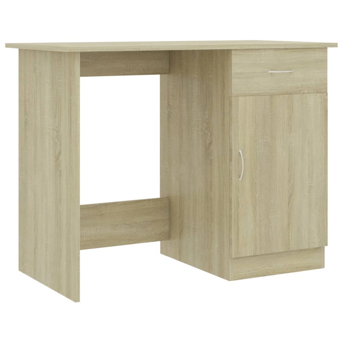 vidaXL Γραφείο Χρώμα Sonoma Δρυς 100 x 50 x 76 εκ. από Μοριοσανίδα