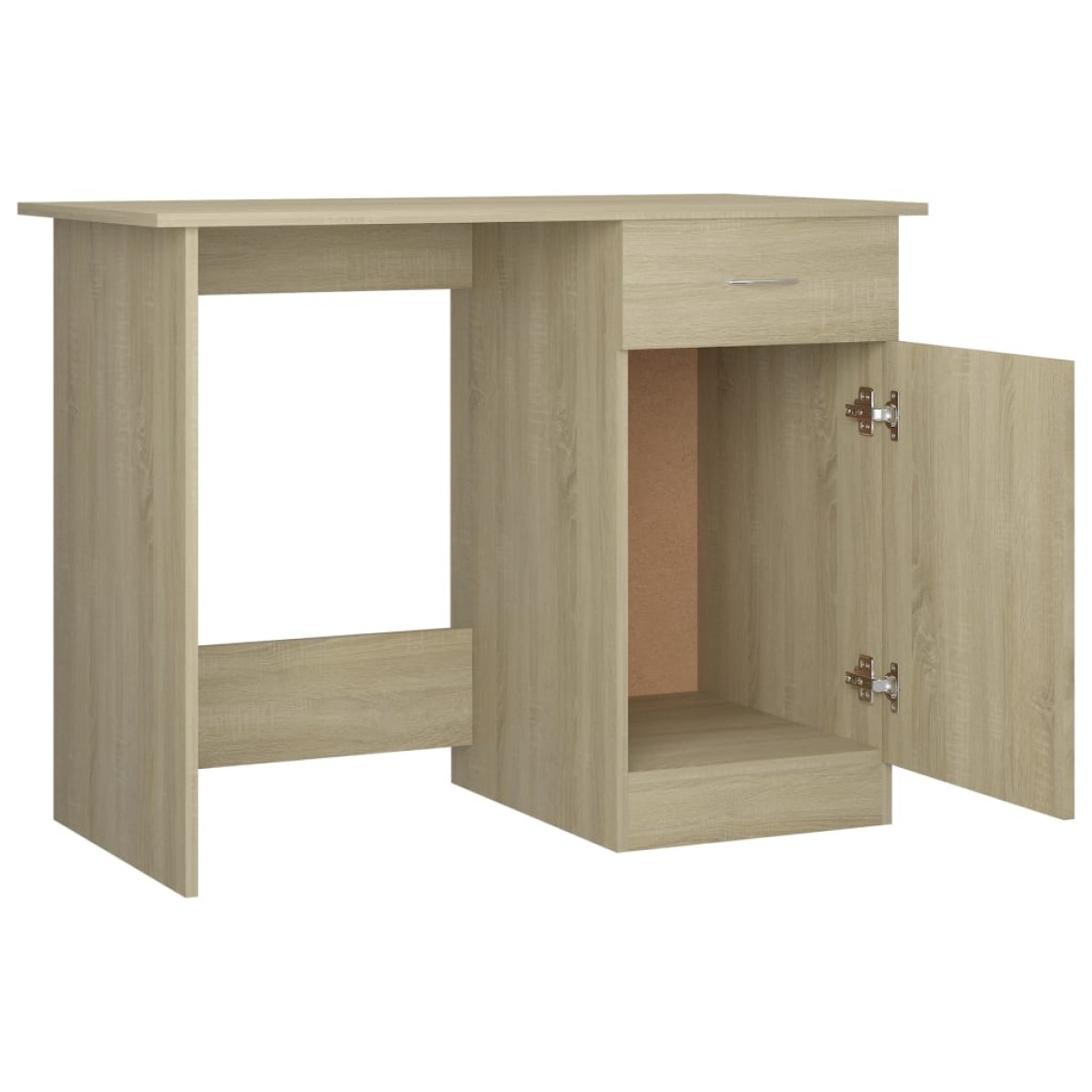 vidaXL Γραφείο Χρώμα Sonoma Δρυς 100 x 50 x 76 εκ. από Μοριοσανίδα