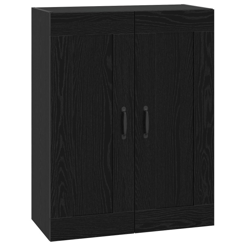 vidaXL Ντουλάπα Τοίχου Μαύρη Δρυς 69,5 x 34 x 90 εκ.