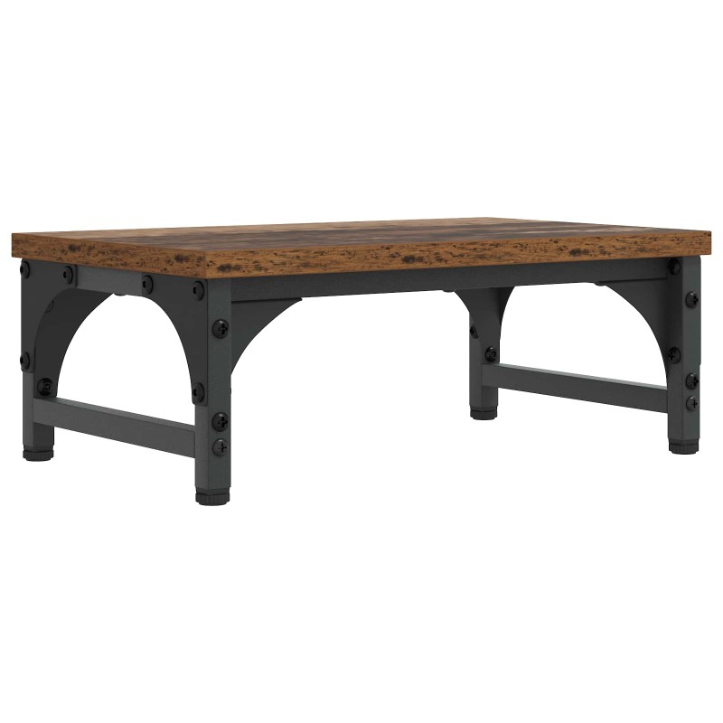 vidaXL Βάση Μόνιτορ Παλαιωμένο ξύλο 37 x 23 x 14 cm PB