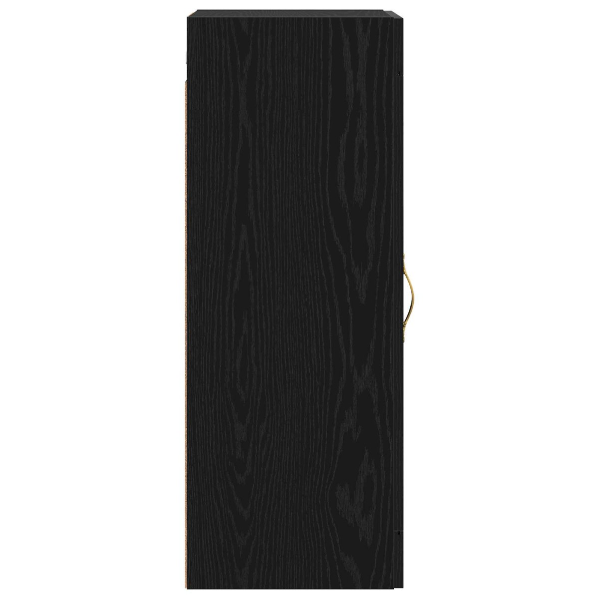 vidaXL Ντουλάπα Τοίχου Μαύρη Δρυς 34,5 x 34 x 90 εκ.