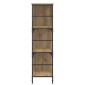 vidaXL Ράφι Βιβλίων 4 επιπέδων 78,5 x 33 x 117,5 εκ. μέταλλο PB
