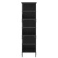 vidaXL Ράφι Βιβλίων 4 επιπέδων 78,5 x 33 x 117,5 εκ. μέταλλο PB