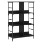 vidaXL Ράφι Βιβλίων 4 επιπέδων 78,5 x 33 x 117,5 εκ. μέταλλο PB