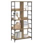 vidaXL Ράφι Βιβλίων 4 επιπέδων 78,5 x 33 x 153 εκ. μέταλλο PB