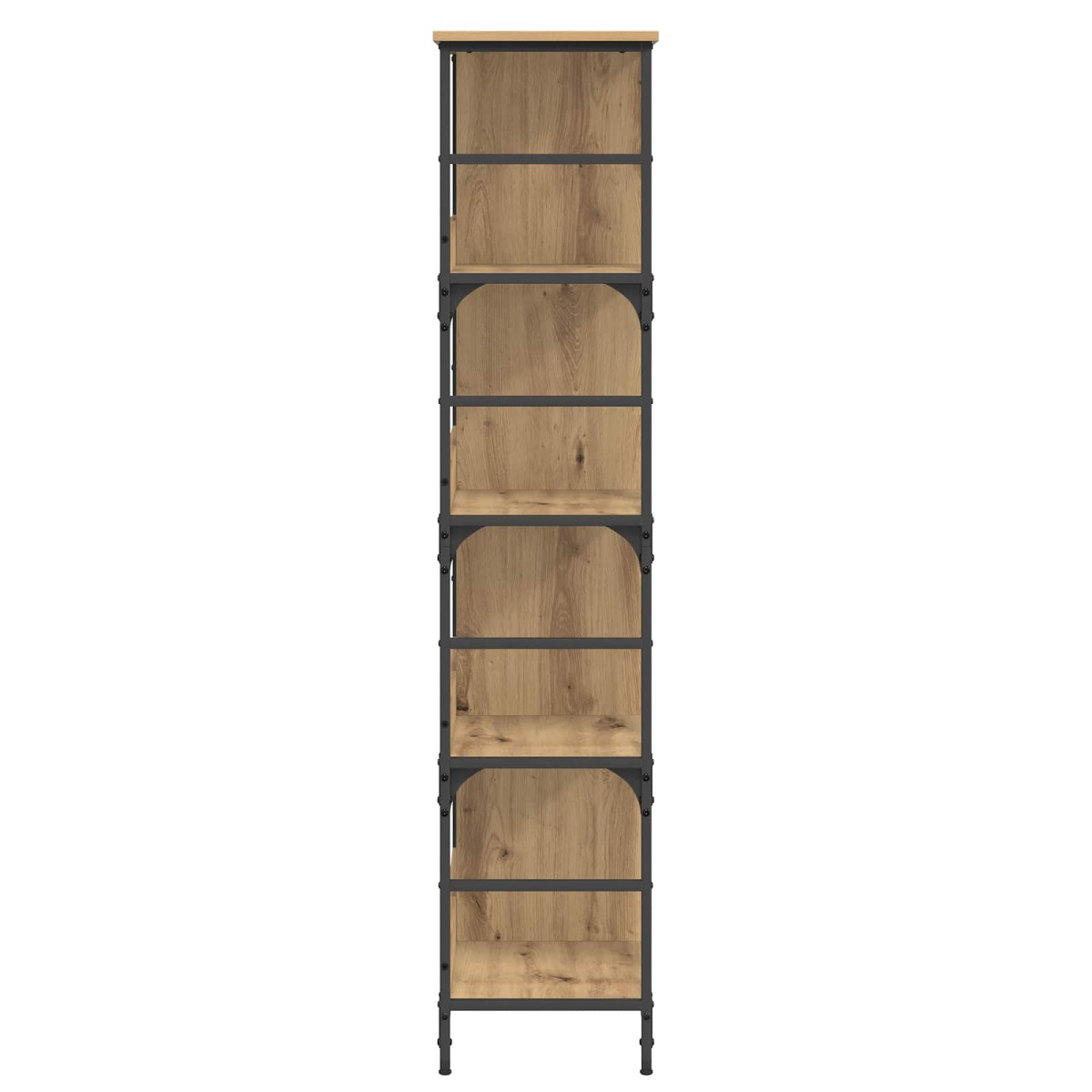 vidaXL Ράφι Βιβλίων 4 επιπέδων 78,5 x 33 x 153 εκ. μέταλλο PB