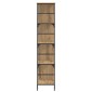 vidaXL Ράφι Βιβλίων 4 επιπέδων 78,5 x 33 x 153 εκ. μέταλλο PB
