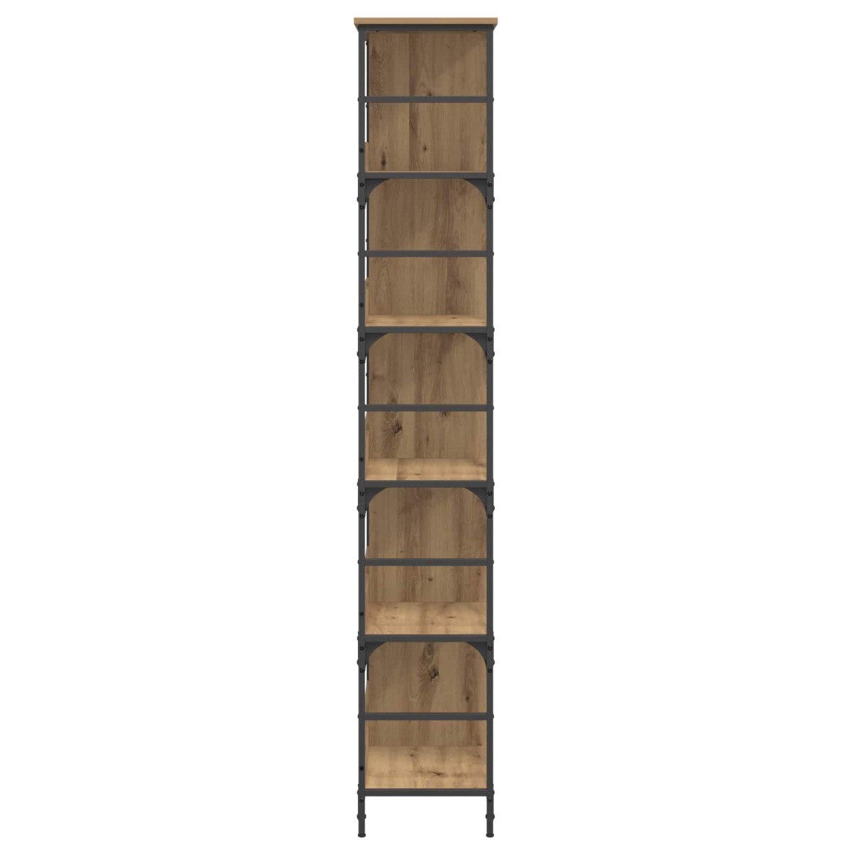 vidaXL Ράφι Βιβλίων 4 επιπέδων 78,5 x 33 x 188,5 εκ. μέταλλο PB