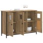 vidaXL Πλαϊνό γραφείο Artisan Δρυς 100 x 35 x 70 εκ.